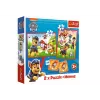 TREFL PUZZLE puzzel + memos 2in1 Paw Patrol Dog Team in Action
