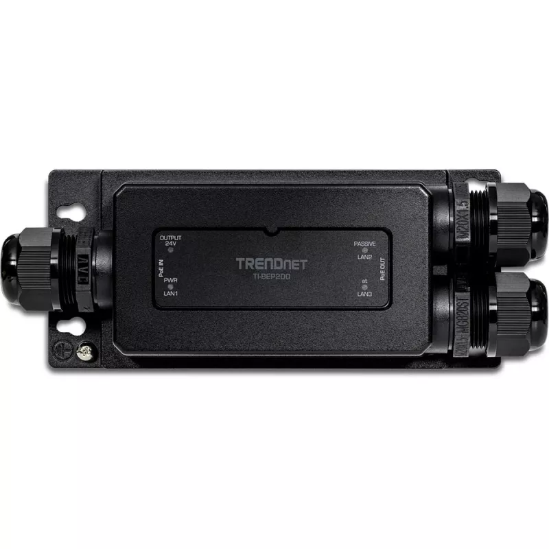 TRENDnet 2-poorts Gigabit industriële actieve/passieve PoE+ extender