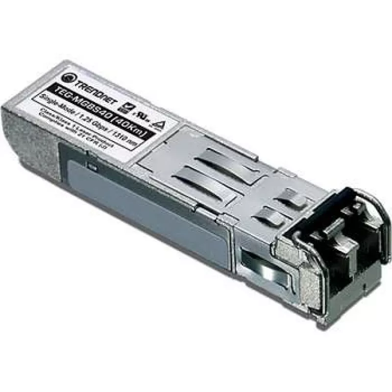 TRENDnet TEG-MGBS40 1000Base-LX SFP transceiver-module, LC duplex, 40km, 1310nm, single-mode