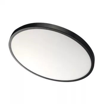 Trent 48W LED plafondlamp, 4320lm, 4000K koelwit, zwart