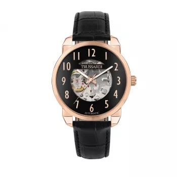 Trussardi heren T-Evolution quartz horloge R2421154001 40mm blauwe wijzerplaat edelstaal