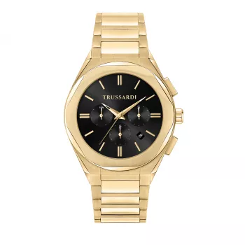 Trussardi Herenhorloge R2453156001 44mm RVS Blauwe wijzerplaat