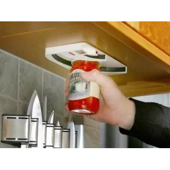 TRUST 22400 glas- en flessenopener onder de kast, wit