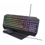 Trust GXT 791 toetsenbord- en muisset, USB, QWERTZ Duits, zwart (25284)
