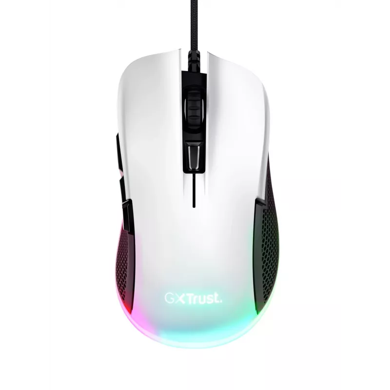Trust GXT 922W Ybar optische USB gaming muis, 6400 DPI, RGB, zwart