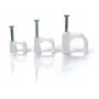 TRYTYT FLOP-O6 Ronde kabelclip met nagel, wit, 6 mm, 100 stuks