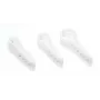 TRYTYT UWO-10 ronde kabelclips, 100-pack, wit, 10 mm max., nagelbevestiging, PP met verzinkte stalen nagel