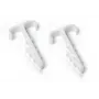 TRYTYT UWT-2 dubbele platte kabelclip, wit, 100 stuks