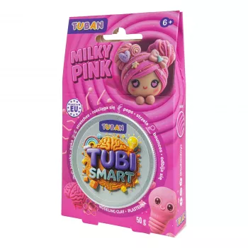TUBAN Tubi Smart Speeldeeg - Milky Pink 50g