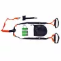 Tunturi 14TUSFU154 Suspension / Sling Trainer – Verstelbare lichaamsgewichtbanden met deuranker, Zwart/Geel