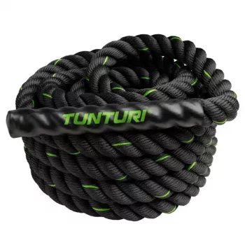 Tunturi battle rope 12m – 38mm fitnessseil van hoogdicht polyester