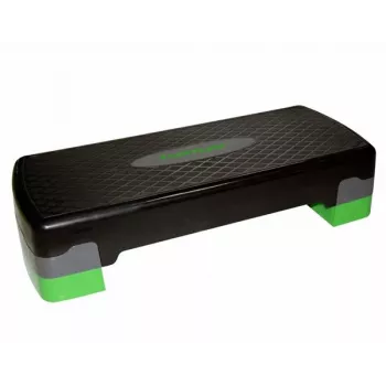 Tunturi Easy Aerobic Step (14TUSCL357) – verstelbaar 3-hoogten antislip-platform, zwart/grijs