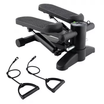 Tunturi mini-stepper met display, zwart