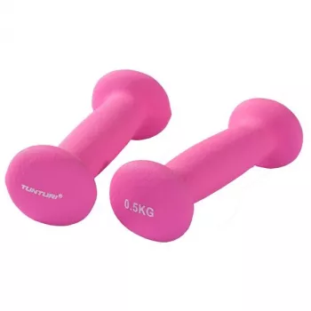 Tunturi neopreen dumbbells 0,5 kg roze (paar)