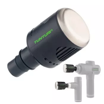 Tunturi percussie-massagepistool met warmte- en koelfunctie, 5 snelheden, 6 opzetstukken, LED-display, oplaadbaar, draagtas