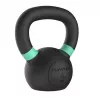 Tunturi Platinum 6kg gietijzeren kettlebell – poedercoating met ergonomische grip