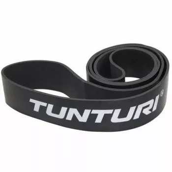 Tunturi Power Band Extra Heavy Resistance Band, 104 cm x 6.4 cm, Zwart