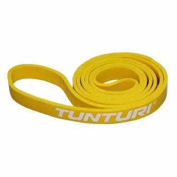 Tunturi Power Band Light weerstandsband - geel - 104 x 2,2 cm
