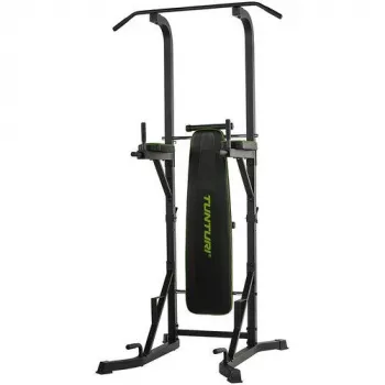 Tunturi PT60 Power Tower (17TSPT6000) - Multi-Grip optrek- en dipstation voor krachttraining thuis