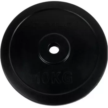 Tunturi rubbergecoate gietijzeren gewichtsschijf 10kg, per stuk