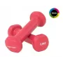 Tunturi Vinyl dumbbells 0,5 kg, Roze, 2 stuks