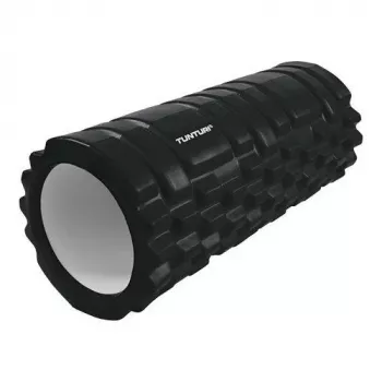 Tunturi yoga foam grid roller 33 cm, zwart