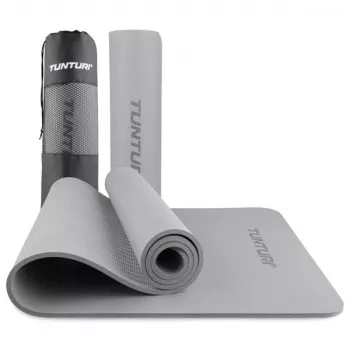 Tunturi yogamat, 8 mm, grijs