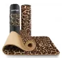 Tunturi yogamat 8 mm luipaardpatroon