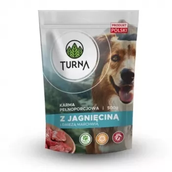 TURNA natvoer voor honden met lam – 500g blik