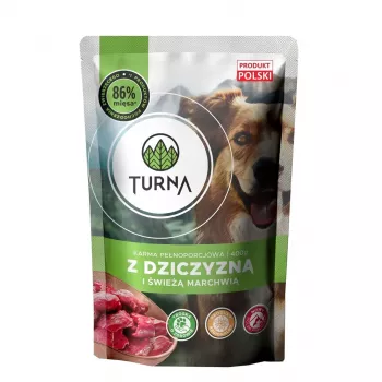 TURNA met wild - natvoer voor honden - 400g