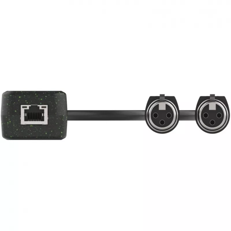 Turtle AV Turtle 2CH analoge XLR-ingang Dante-adapter