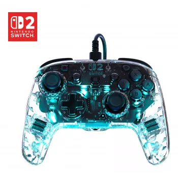 Turtle Beach Afterglow bedrade controller voor Nintendo Switch 2, transparant (TBC-8004-95)