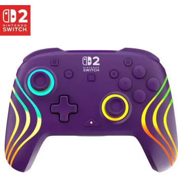 Turtle Beach Afterglow Wave draadloze controller voor Nintendo Switch 2, paars