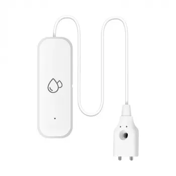 TUYA HS085179 Wi-Fi watermelder met 85dB alarm, batterijgevoed, compatibel met Alexa en Google Assistant