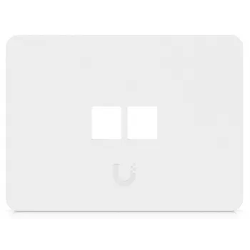 Ubiquiti UACC-WP-KEYSTONE-H-2P Universele Keystone-wandplaat, 2 poorten, horizontaal, 4-pack