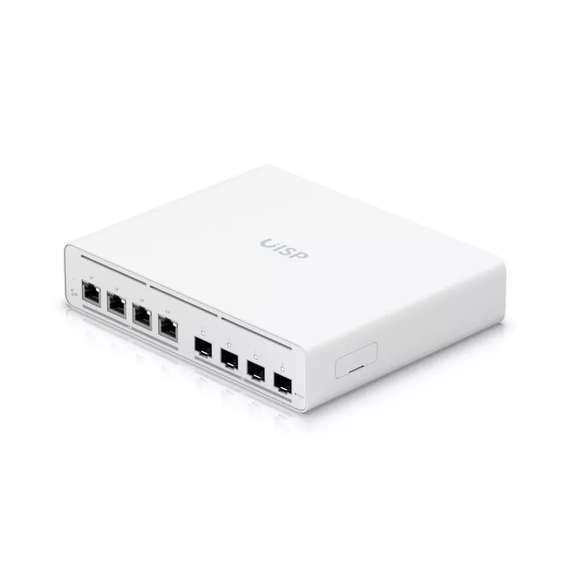 Ubiquiti UISP-S-PLUS-EU 8-poorts 2,5GbE PoE++ switch met 10G SFP+ uplink, 200W budget