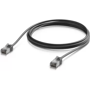 Ubiquiti UniFi Premium Patchkabel voor buiten, Cat6A, 2 m, zwart (UACC-Cable-Patch-Outdoor-C6A-2M-BK)