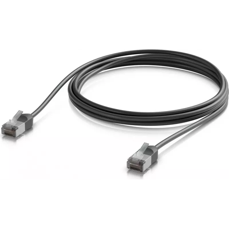 Ubiquiti UniFi Premium Patchkabel voor buiten, Cat6A, 2 m, zwart (UACC-Cable-Patch-Outdoor-C6A-2M-BK)