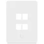 Ubiquiti Universal Keystone wandplaat 4-poorts verticaal – Strakke, aanpasbare afwerking (UACC-WP-KEYSTONE-V-4P)