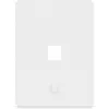 Ubiquiti universele Keystone wandplaat – strakke, aanpasbare afwerking, 1 poort (wit)