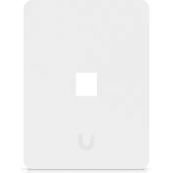 Ubiquiti universele Keystone wandplaat – strakke, aanpasbare afwerking, 1 poort (wit)