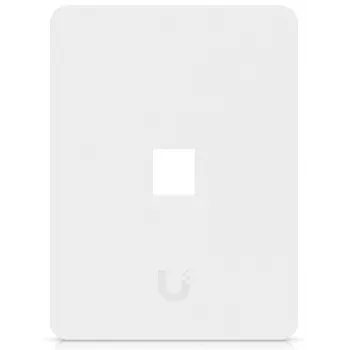 Ubiquiti universele Keystone wandplaat – strakke, aanpasbare afwerking, 1 poort (wit)