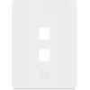 Ubiquiti Universal Keystone wandplaat Clean, aanpasbare afwerking, 2-poorts verticaal (UACC-WP-KEYSTONE-V-2P)