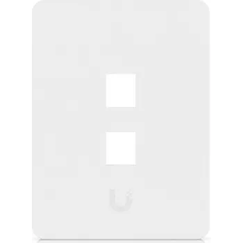 Ubiquiti Universal Keystone wandplaat Clean, aanpasbare afwerking, 2-poorts verticaal (UACC-WP-KEYSTONE-V-2P)