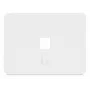 Ubiquiti universele keystone wandplaat – single gang, 1-poort, wit (UACC-WP-KEYSTONE-H-1P)