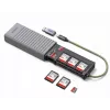 UGREEN 2-in-1 USB 3.0 SD/microSD-kaartlezer met opbergdoosje, grijs
