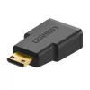 UGREEN 20101-20101 mini-HDMI-naar-HDMI-adapter - zwart