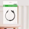 UGREEN 3,5mm hoofdtelefoonsplitterkabel AUX Y-splitter 25cm zwart (20816)