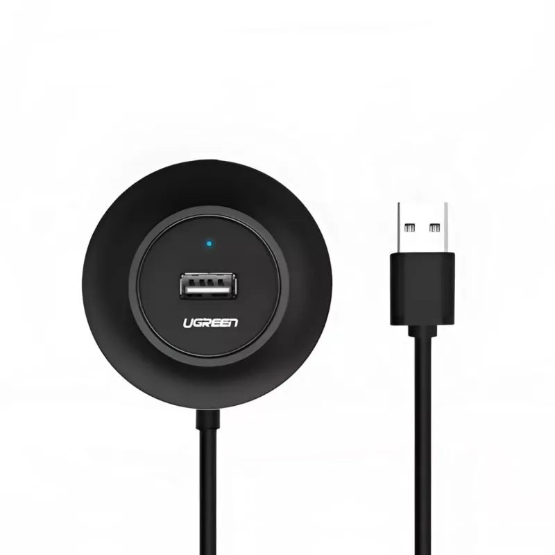 UGREEN 4-in-1 USB 2.0 hub (20777) - zwart