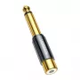 UGREEN 6,35mm jack naar RCA bus goud adapter AV169 80731